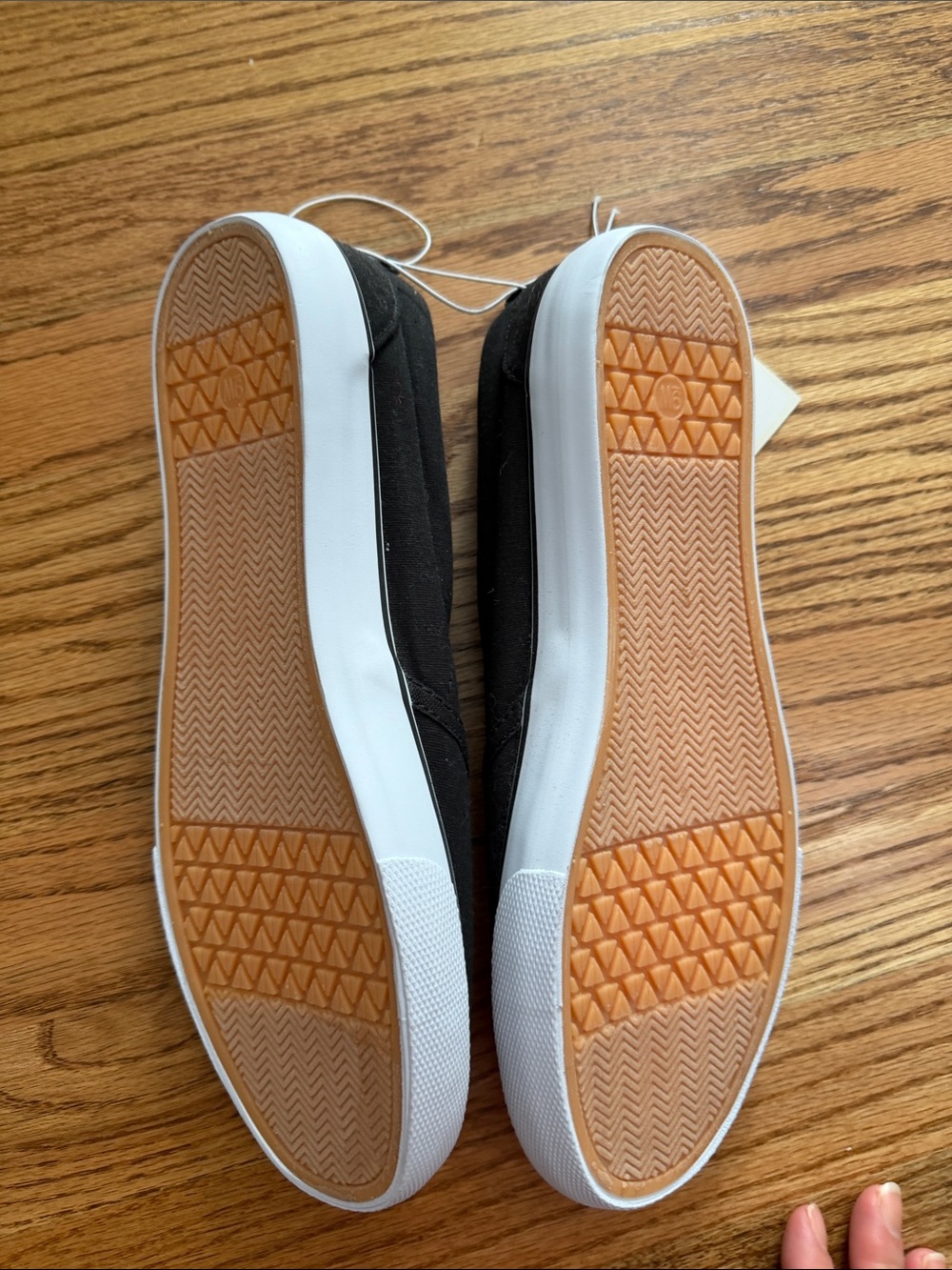 NWT Black Slip-On Canvas Sneakers a new day 9 - Picture 3 of 3